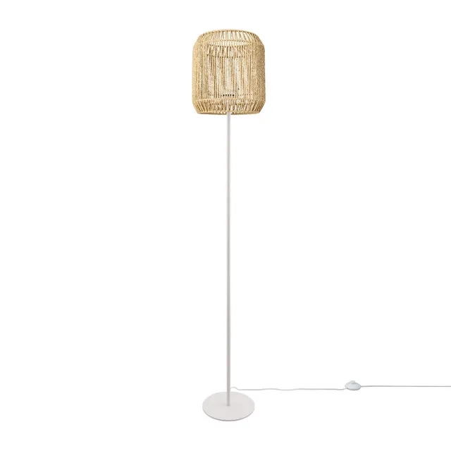 paco-home-volta-stehleuchte-rattan-optik-wei-natur-28-cm-e27 image 1
