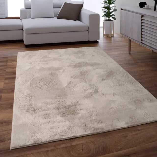 paco-home-kunstfell-shaggy-teppich-beige-200x280-cm image 1