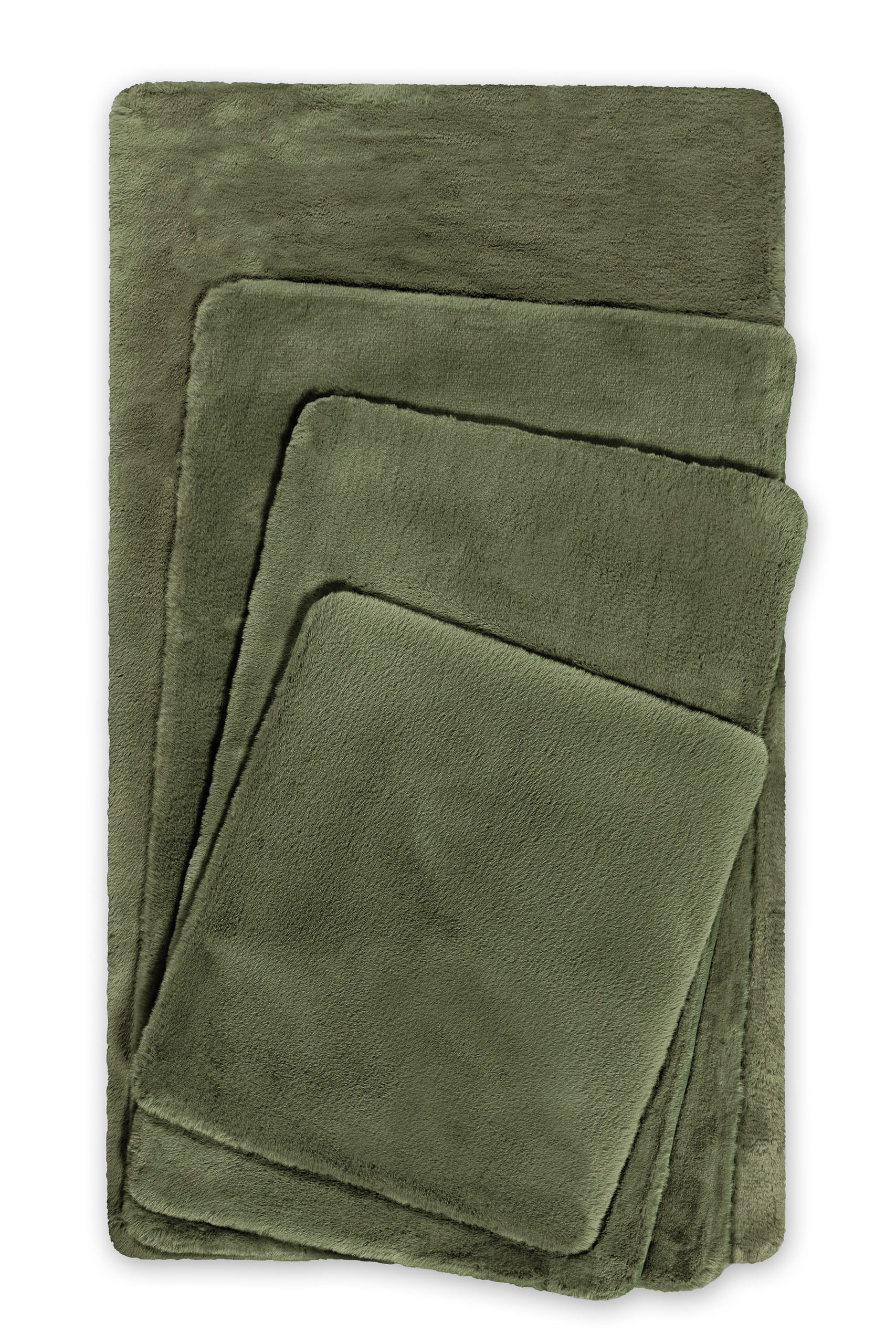 weconhome-basics-emil-badteppich-oliv-gr-n-rabbithair-look image 3