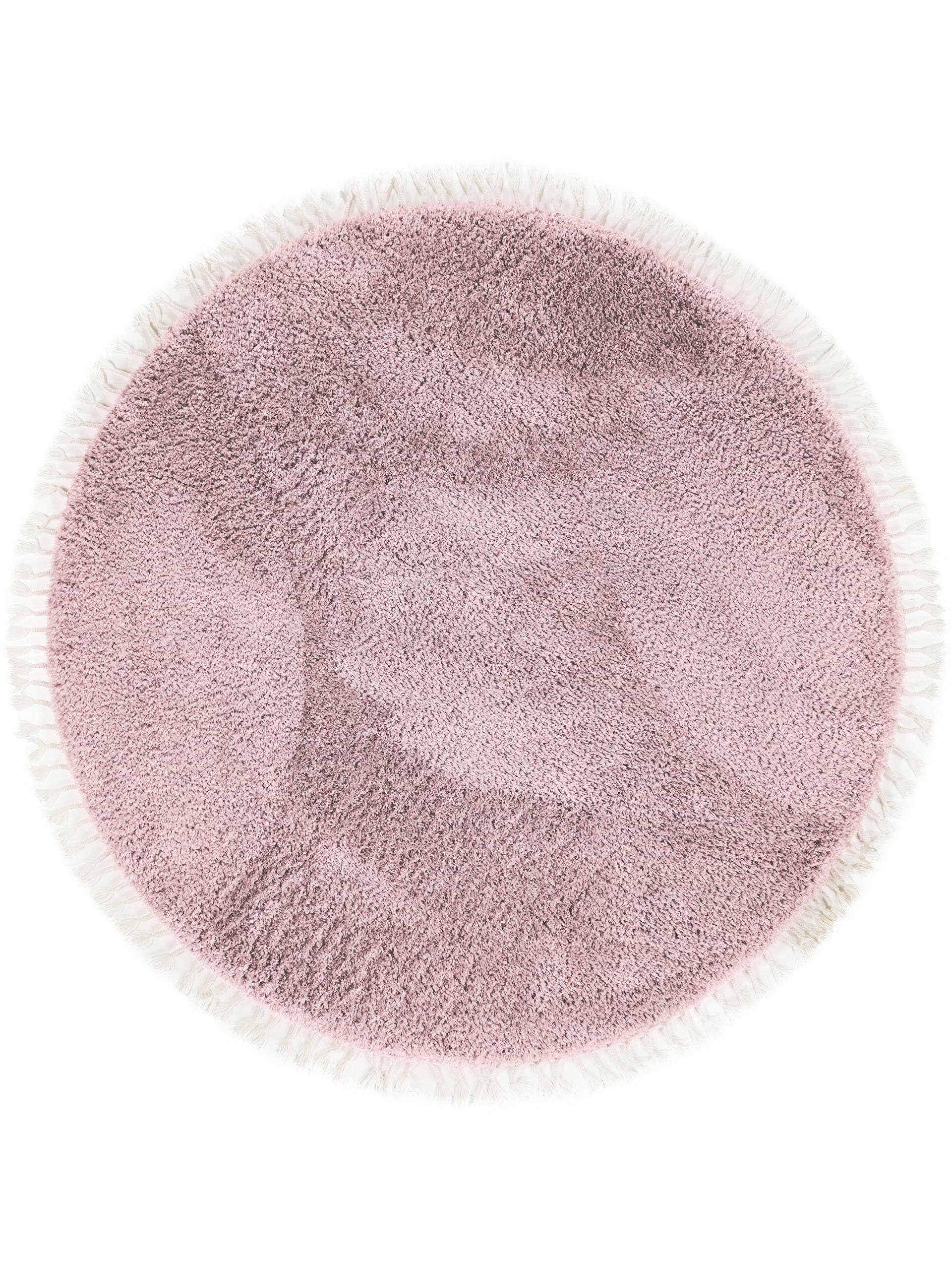 benuta-pop-hochflorteppich-ava-rosa-rund-120-cm-shaggy-pflegeleicht-fu-bodenheiz image 1