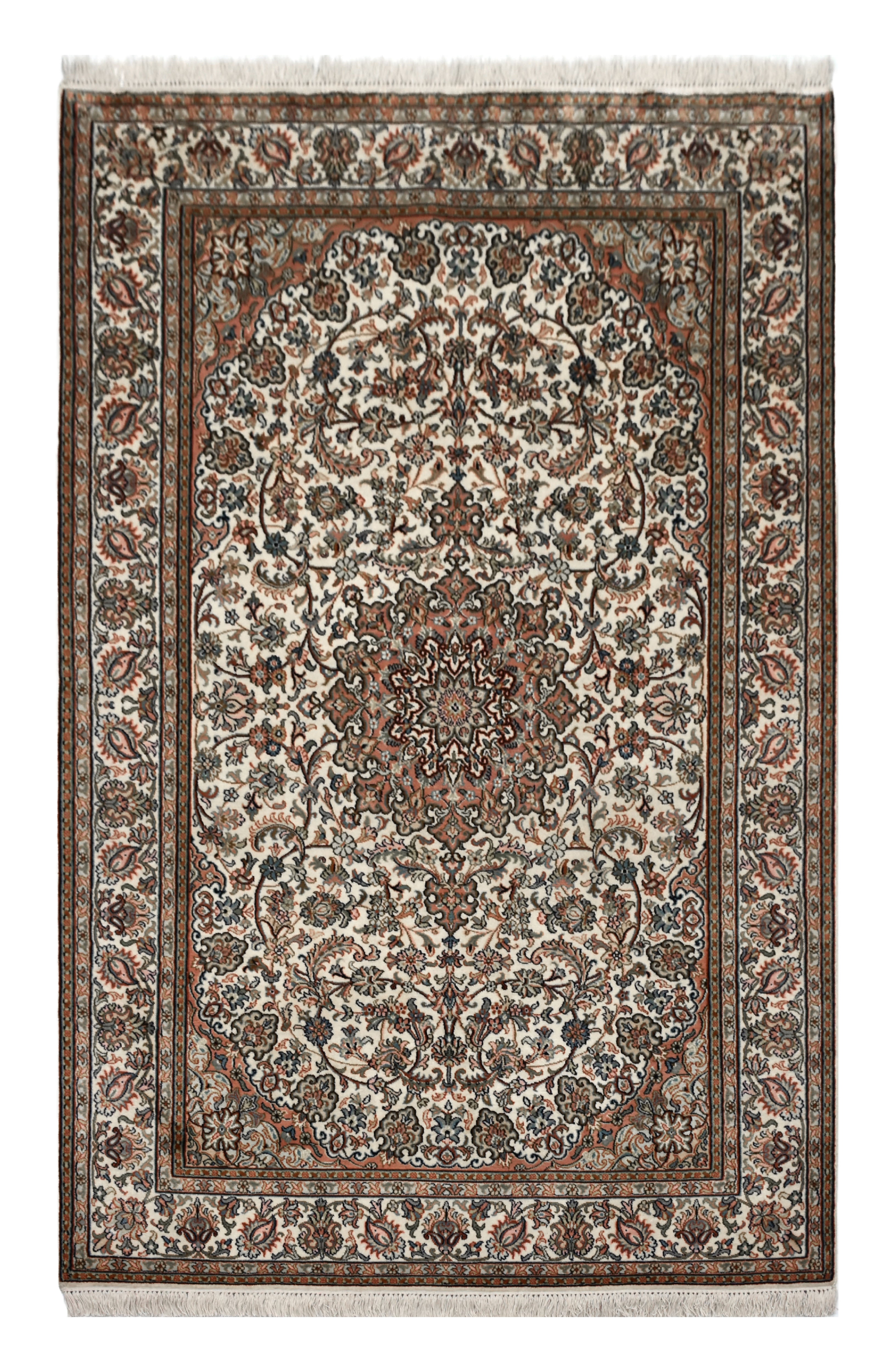 kayoom-kashan-12056-multi-handgewebter-orientteppich-127-cm-x-185-cm image 1