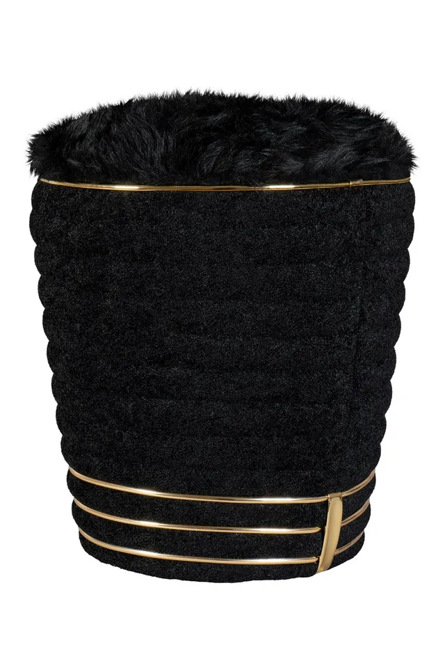 kayoom-hocker-doric-335-stylischer-pouf-mit-konischem-fu-und-steppung image 1