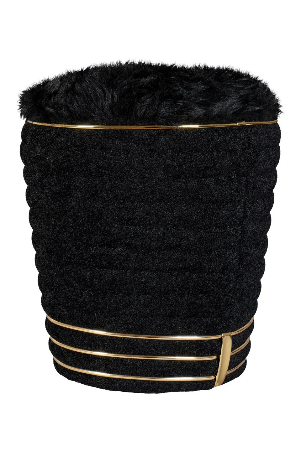 kayoom-hocker-doric-335-stylischer-pouf-mit-konischem-fu-und-steppung image 1