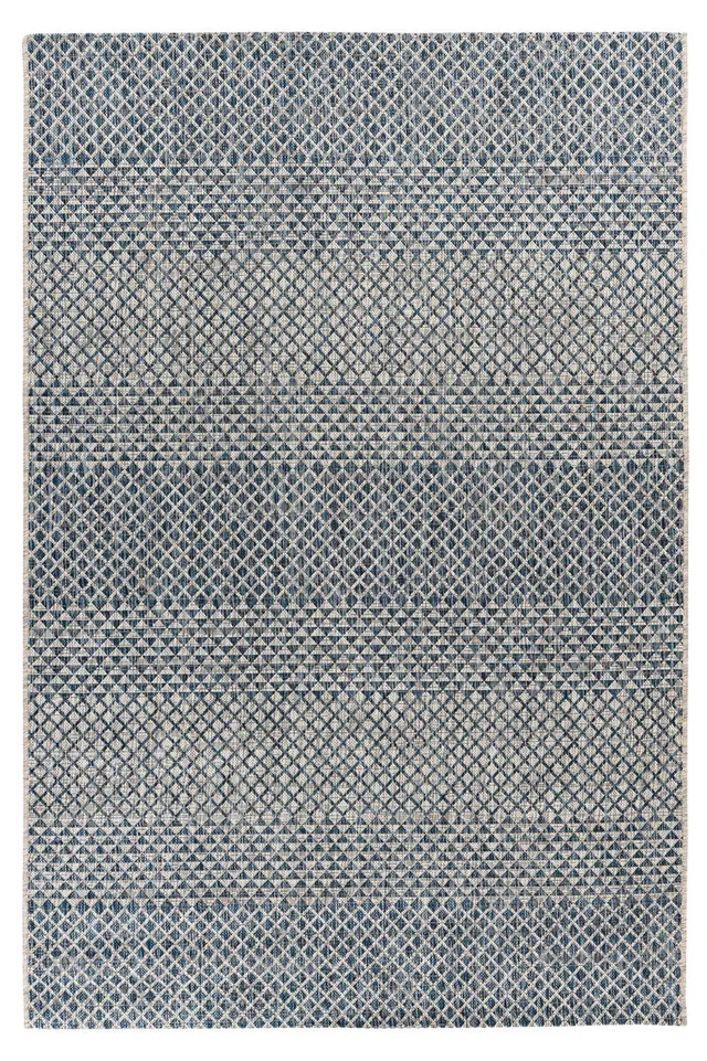 kayoom-nautic-887-flachgewebter-teppich-polypropylen-rautenmuster-7-mm-gesamth-h image 1