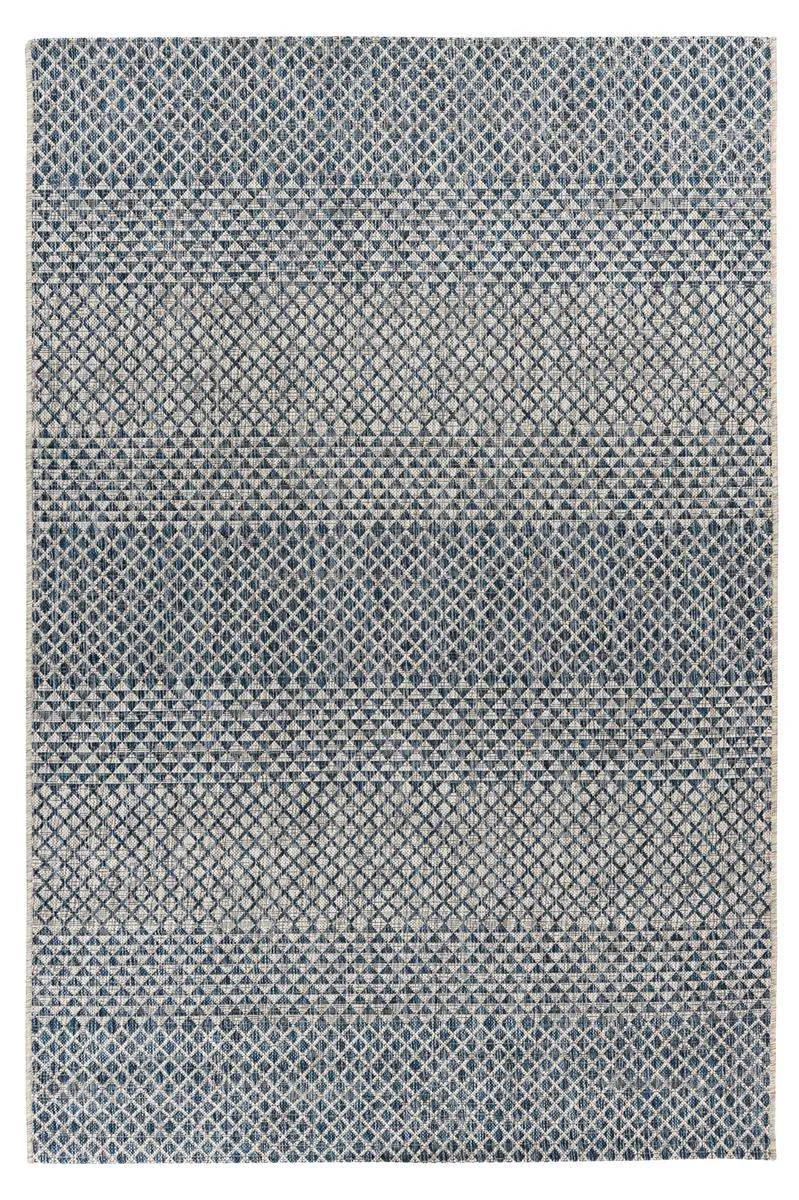 kayoom-nautic-887-flachgewebter-teppich-polypropylen-rautenmuster-7-mm-gesamth-h image 1