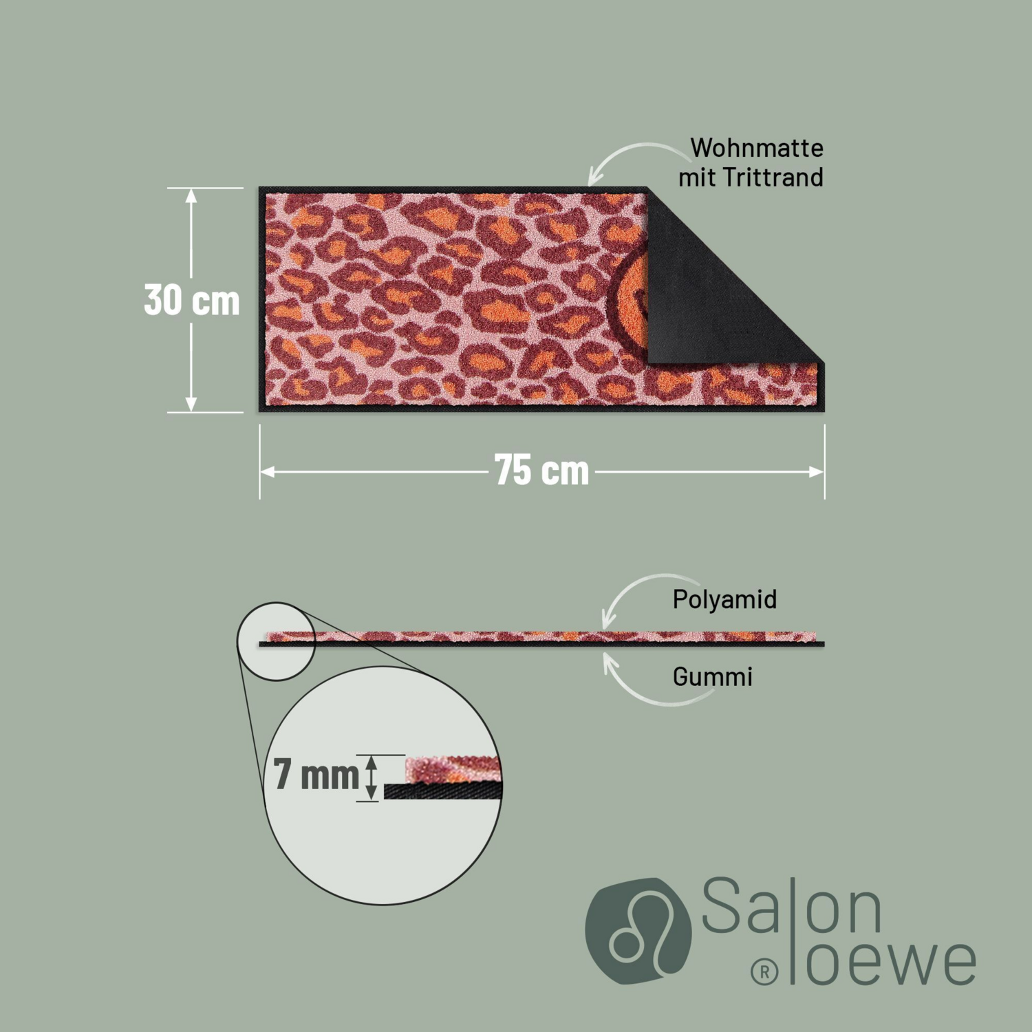 salonloewe-smile-leo-candy-minimatte-30-x-75-cm-bunte-schmutzfangmatte-mit-l-wen image 4