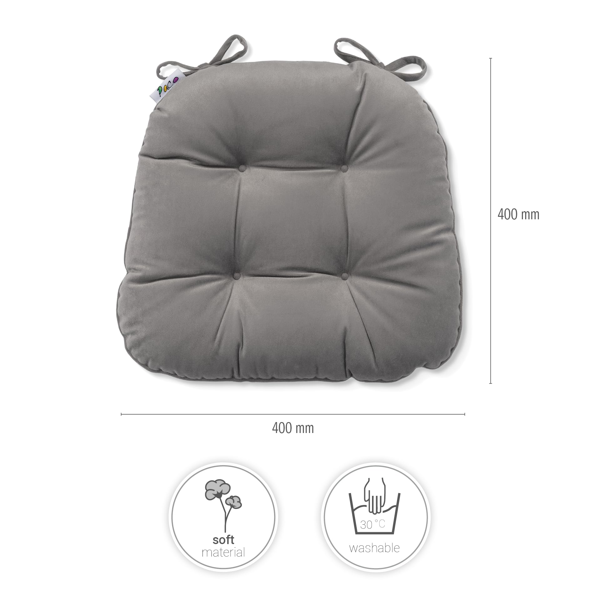 paco-home-sitzkissen-mit-befestigungsb-ndern-40x40-cm-stuhlkissen-indoor-2er-set-12 image 4