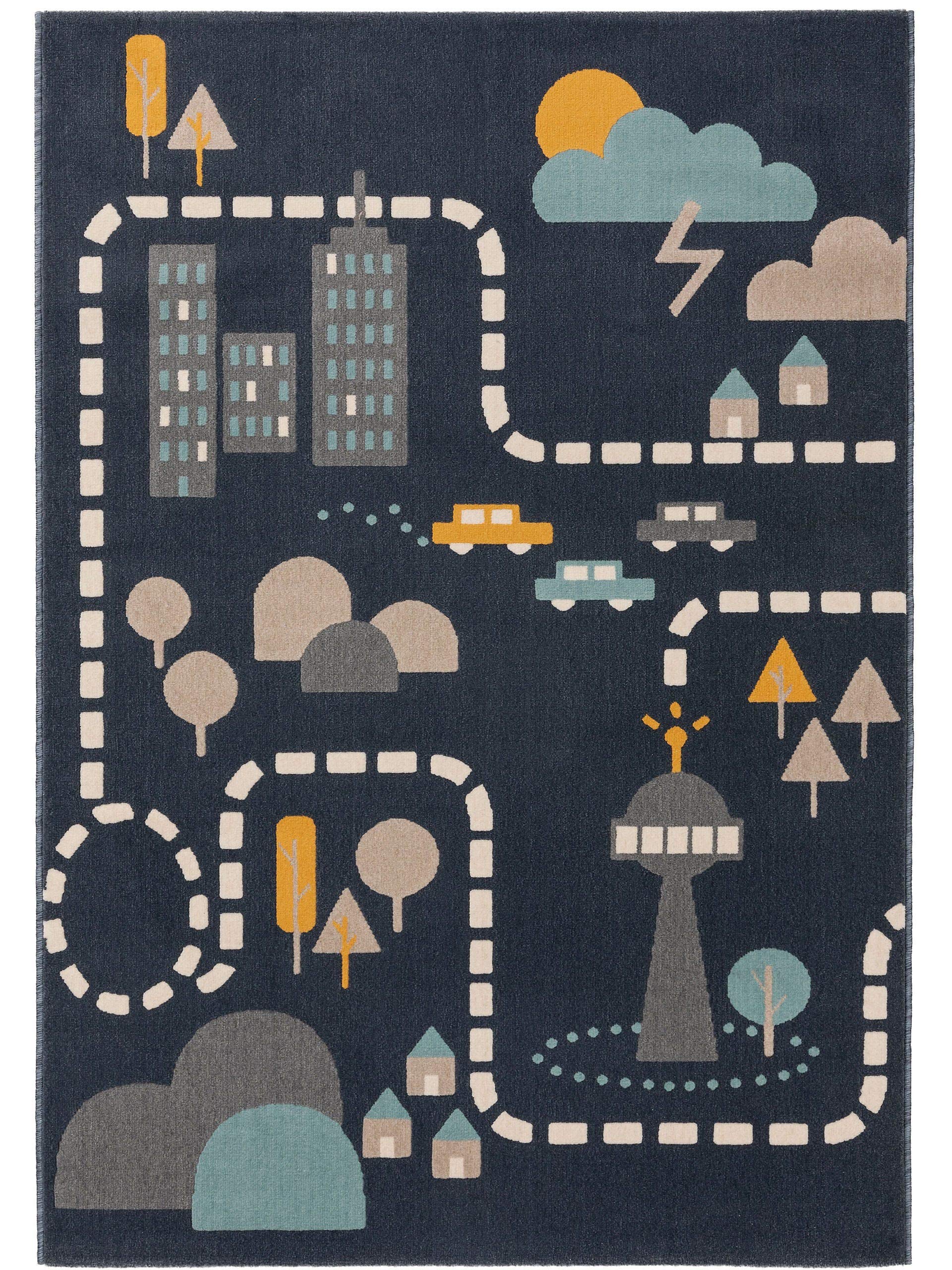 benuta-kinderteppich-juno-blau-120x170-cm-weicher-spielteppich-f-rs-kinderzimmer image 1