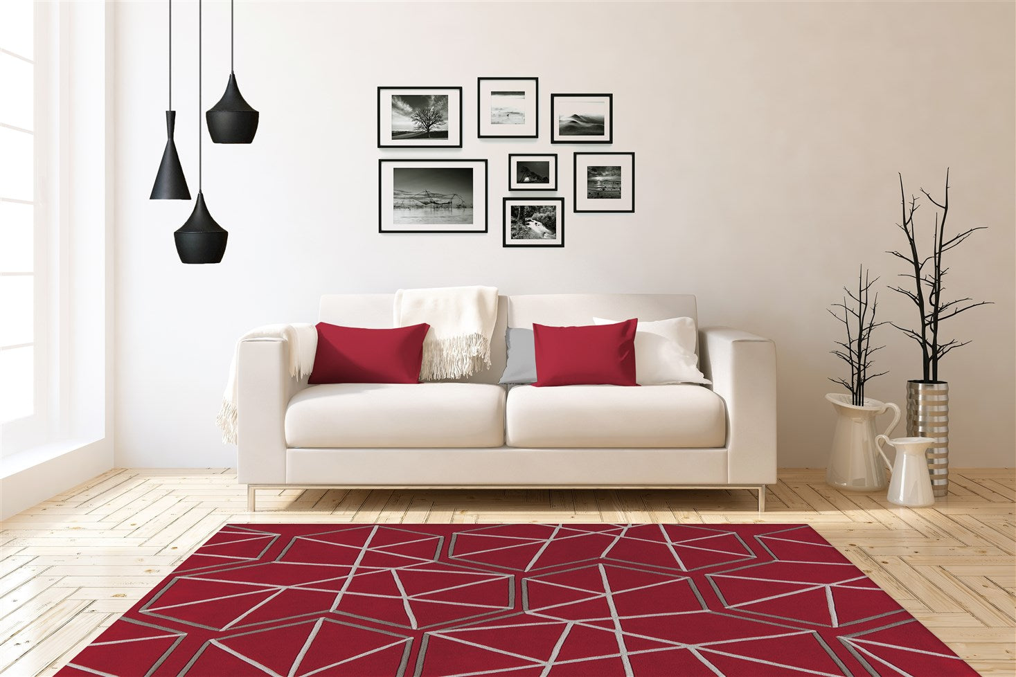 kayoom-spirit-3112-kurzflorteppich-modernes-design-pflegeleichtes-acryl-r-ckseit image 2