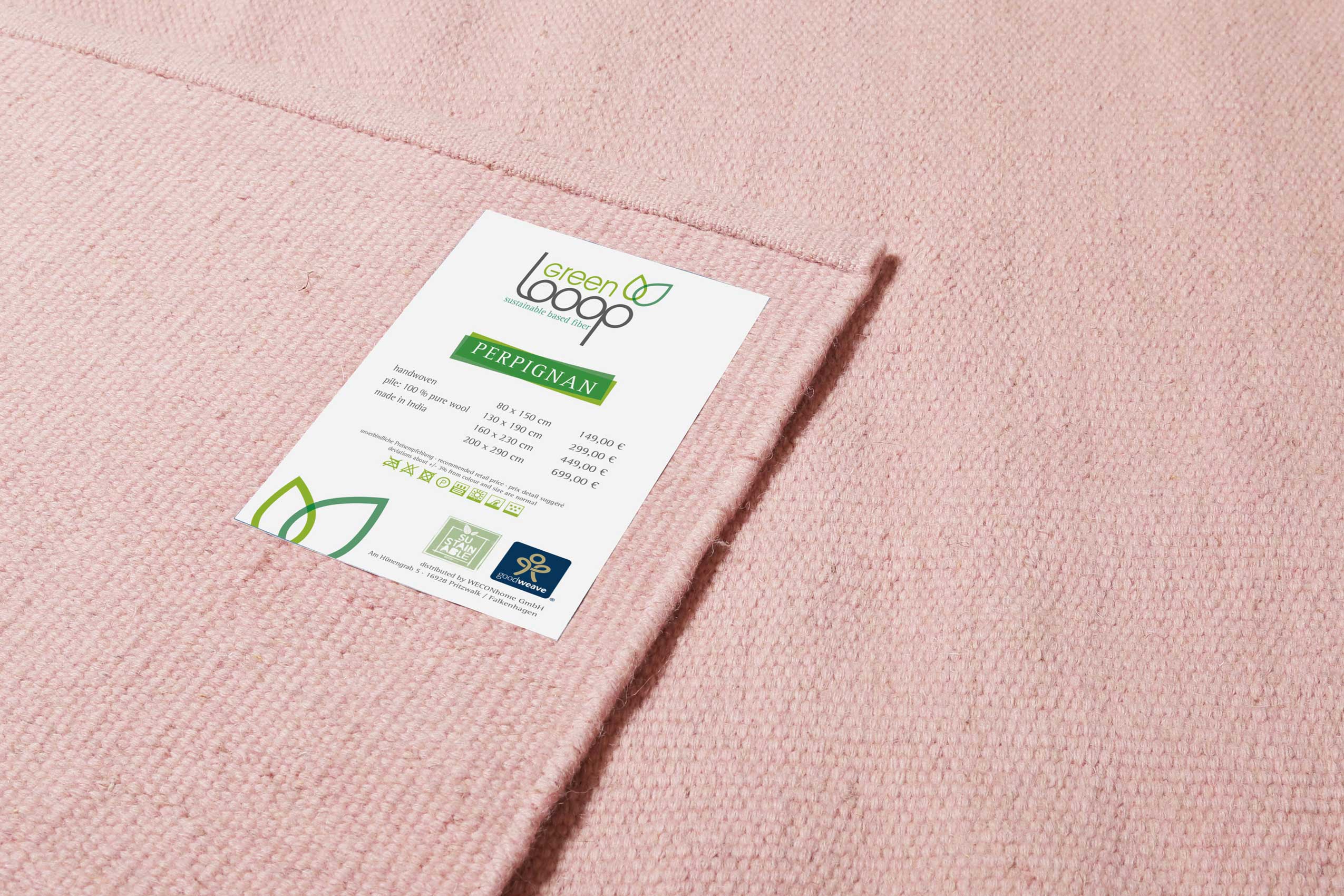 weconhome-green-looop-kelim-teppich-perpignan-in-rosa-handgewebt-wolle-goodweave image 4