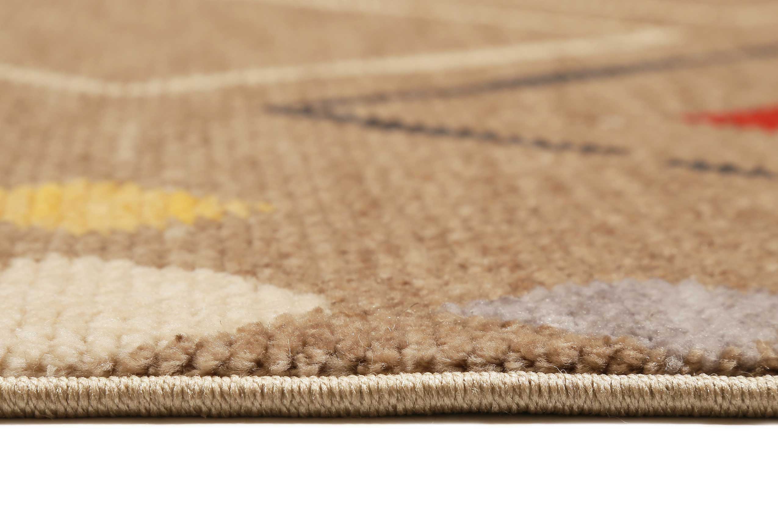 weconhome-mont-royal-teppich-sand-braun-bunt-kurzflor-b-ware image 4
