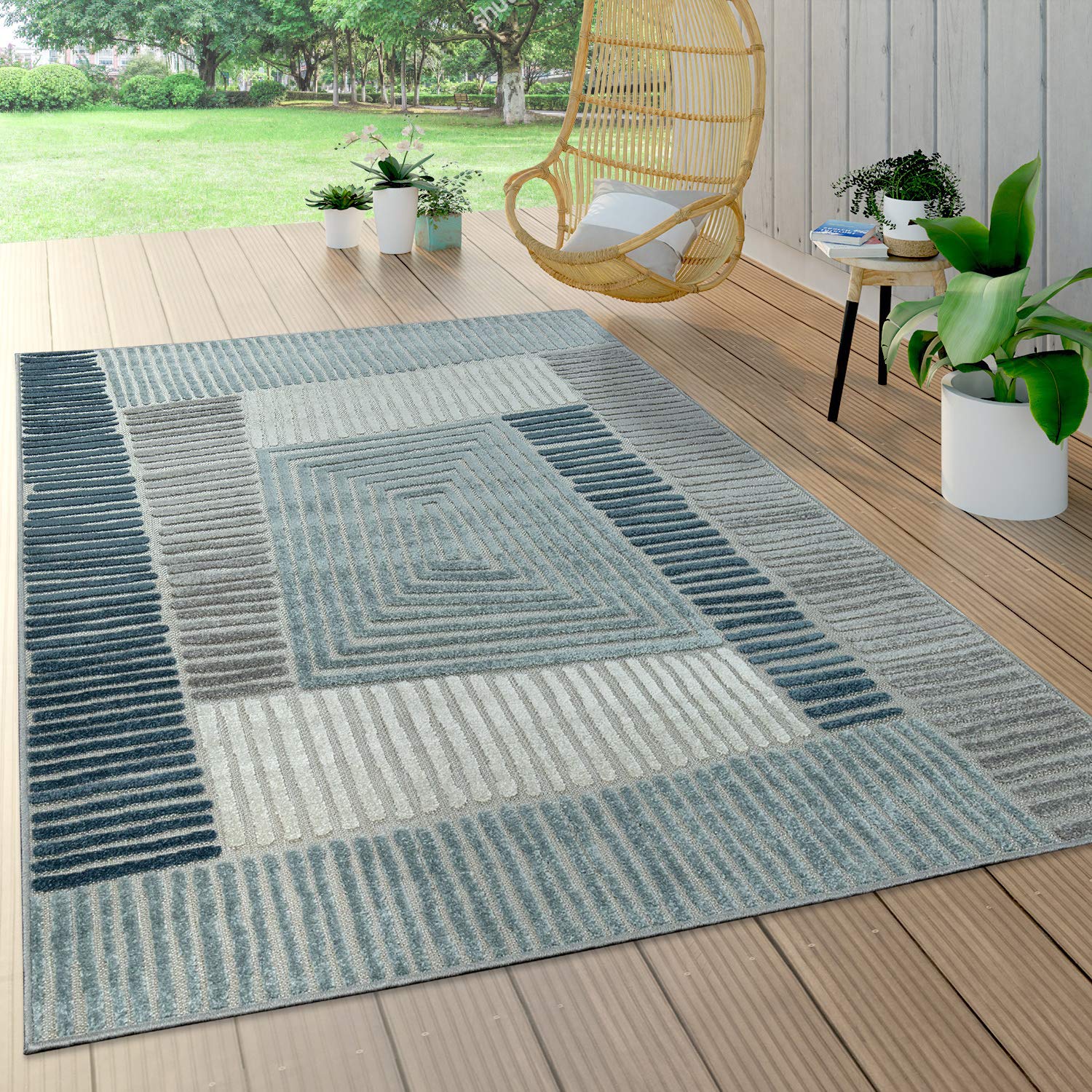 paco-home-outdoor-teppich-geometrisch-3d-grau-2-160x230-cm image 4