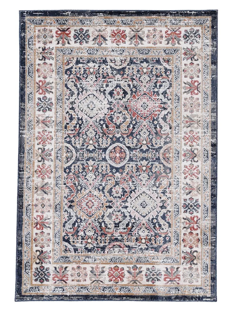 carpetfine-teppich-liana-blau-80x150-cm-moderner-vintage-teppich-f-r-wohn-und-sc image 1
