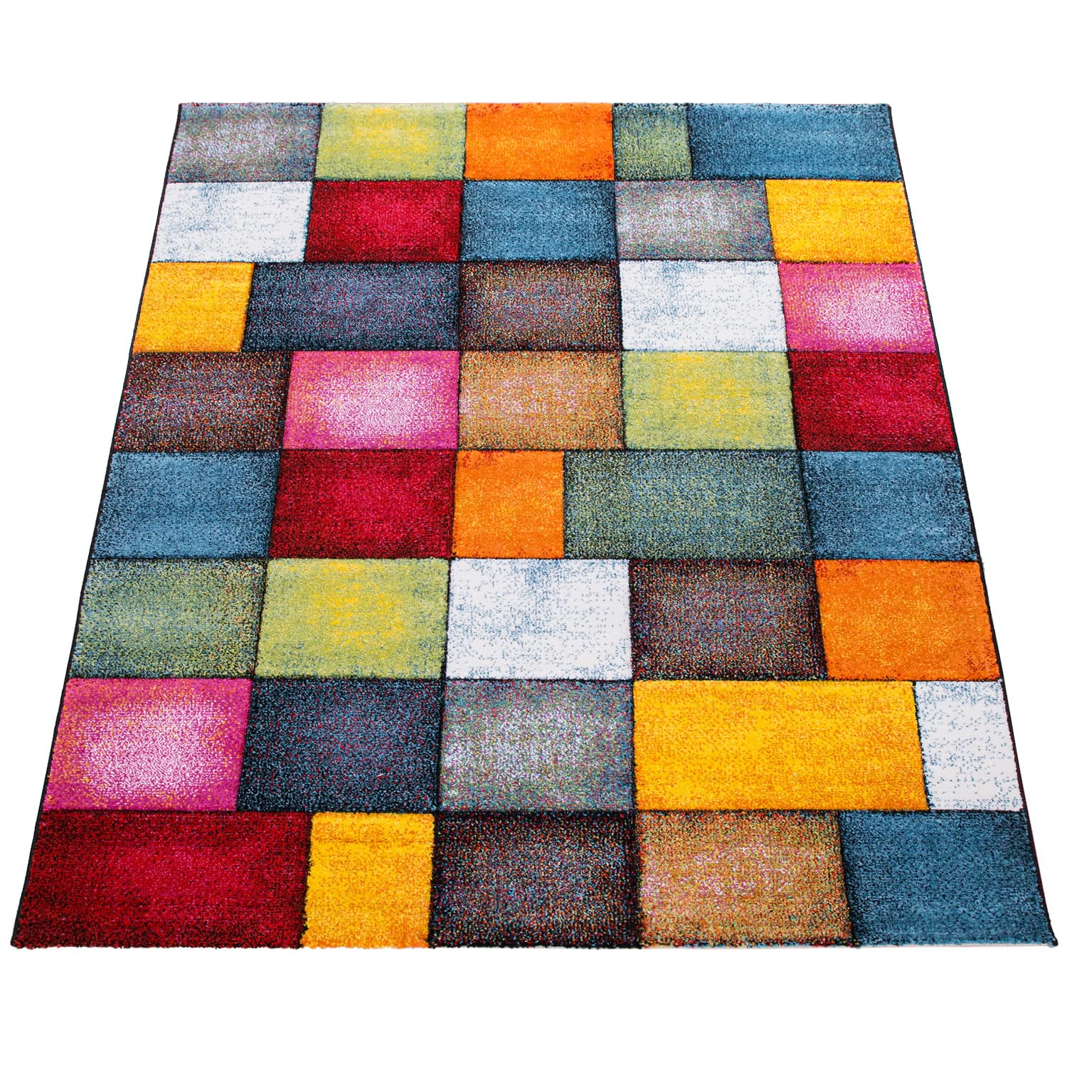 paco-home-kurzflor-teppich-bunt-80x150-cm-modern-kinderzimmer image 5