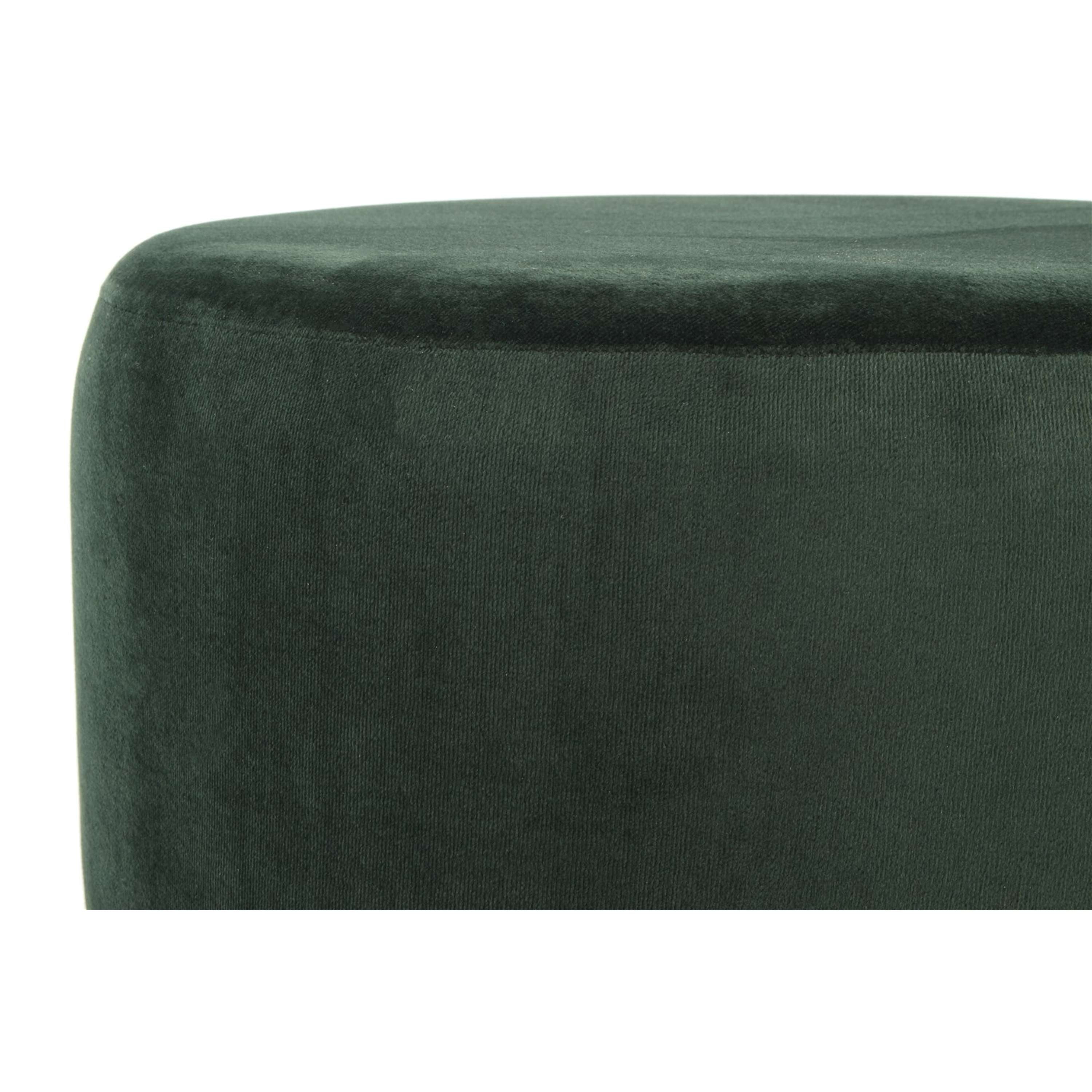 kayoom-hocker-rebecca-825-runder-fransenhocker-mit-samtweichem-bezug-und-metallr image 4