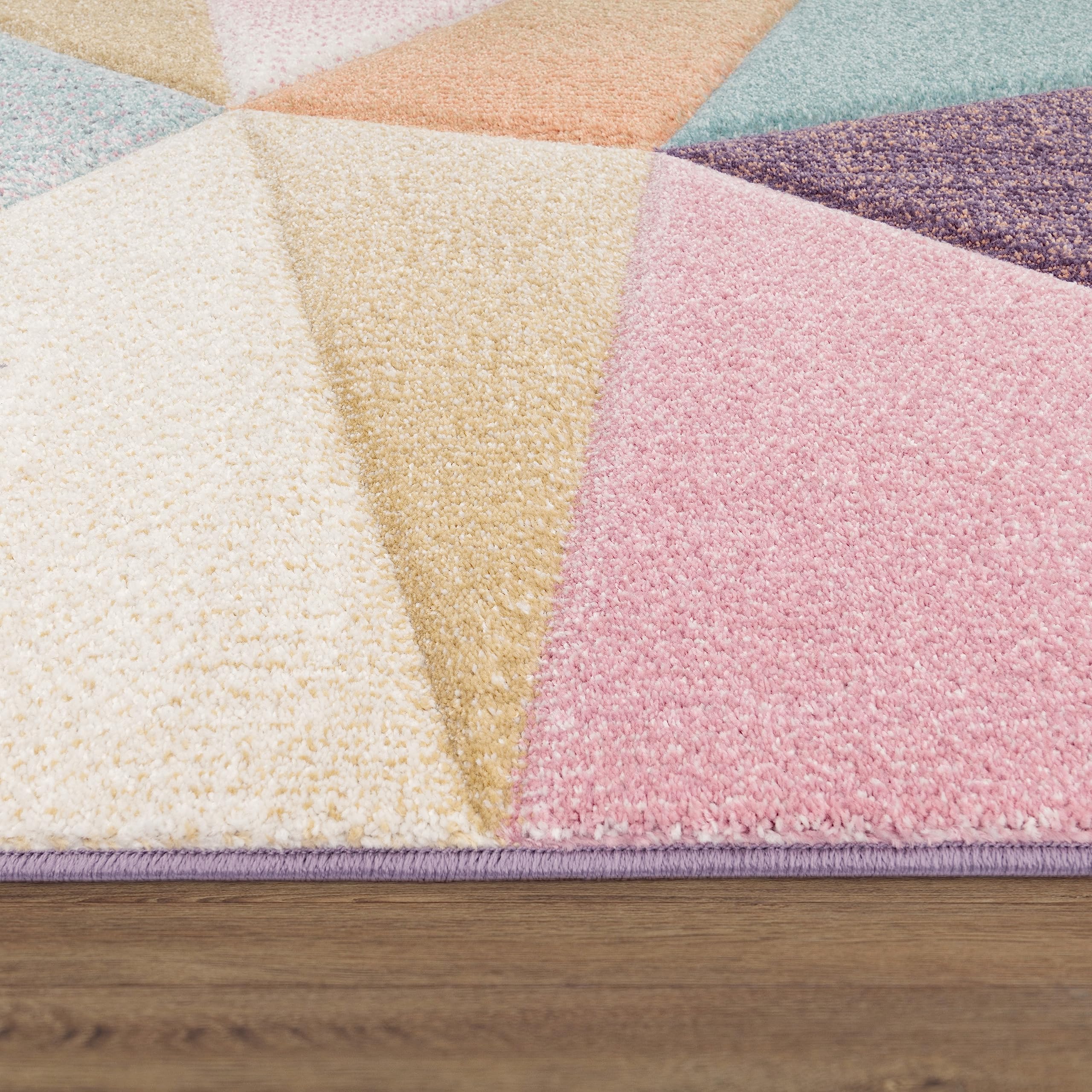 paco-home-kurzflor-teppich-pastell-geometrisch-60x100-cm-multi image 2