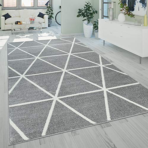 paco-home-teppich-kurzflor-rauten-skandi-grau-wei-120x170-cm image 6