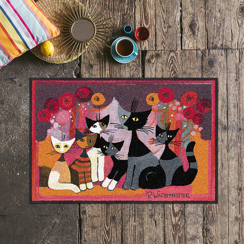 salonloewe-festa-dei-gatti-eingangsmatte-50-x-75-cm-waschbare-polyamid-fu-matte- image 2