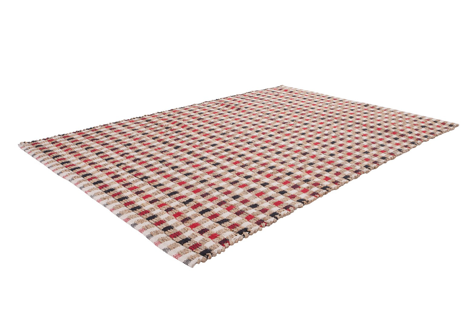 kayoom-chess-110-naturteppich-flachflor-aus-baumwolle-und-jute-verschiedene-farb image 3