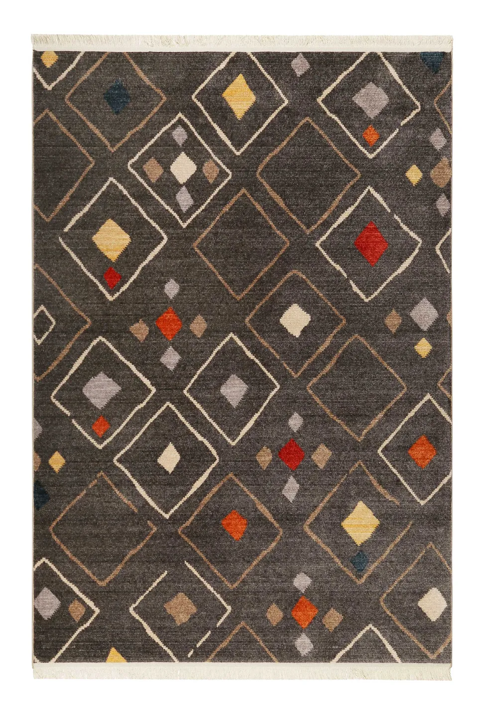 weconhome-teppich-mont-royal-dunkelgrau-bunt-kurzflor-b-ware image 1