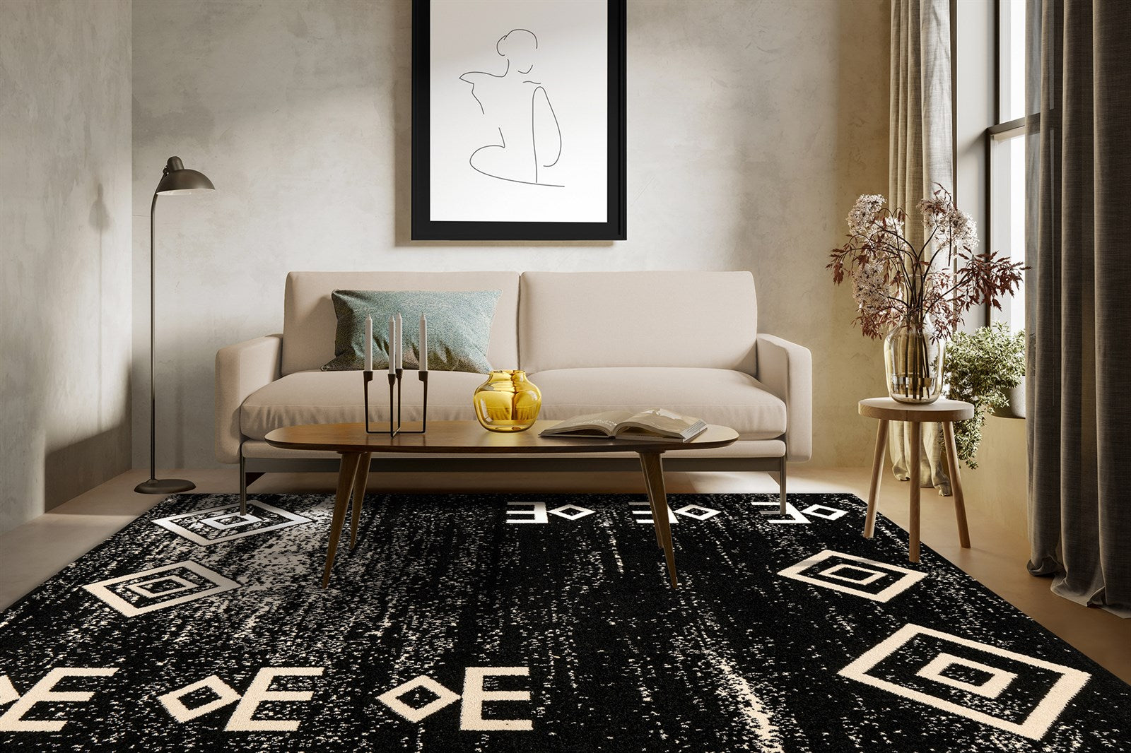 kayoom-naila-125-ethno-teppich-moderne-muster-kurzflor-f-r-alle-r-ume-verschiede image 2
