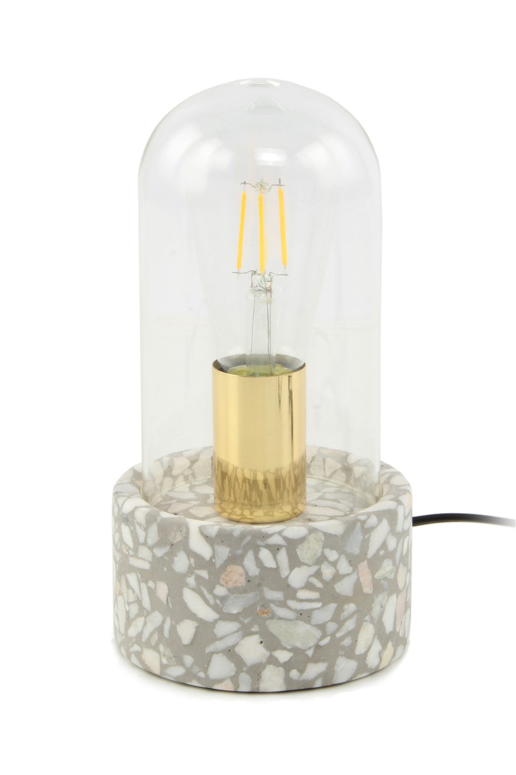 kayoom-tischlampe-curacao-725-stilvolle-tischleuchte-mit-glaskuppel-minimalistis image 4