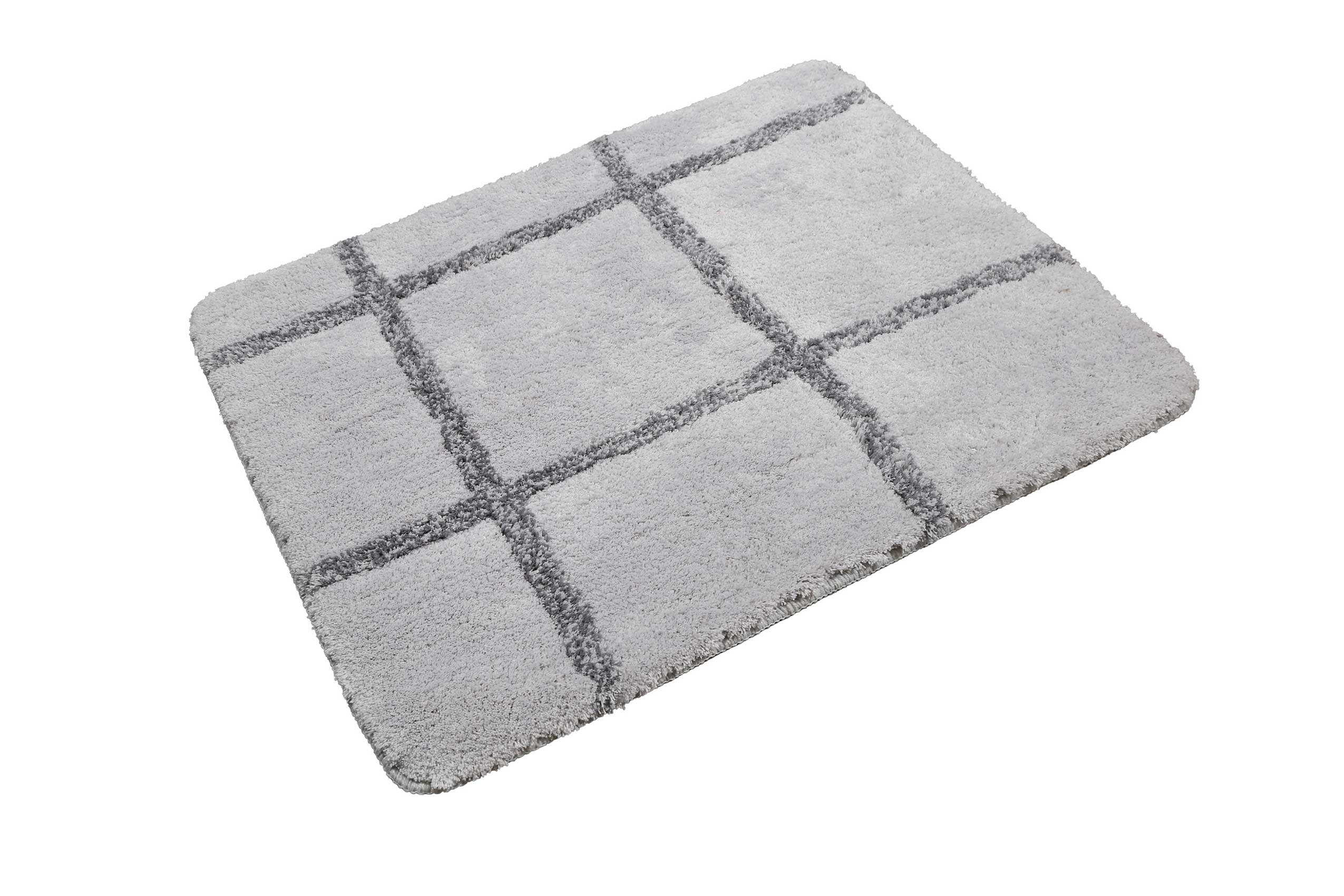 homie-living-badteppich-casa-bianco-grau-geometrisches-design-anti-rutsch-oeko-t image 8