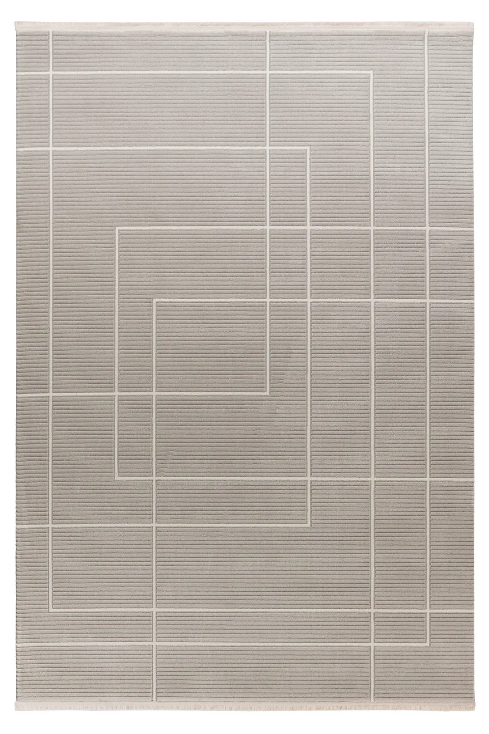 kayoom-international-125-kurzflorteppich-silber-11-mm-florh-he-2000-g-m-polyprop image 1