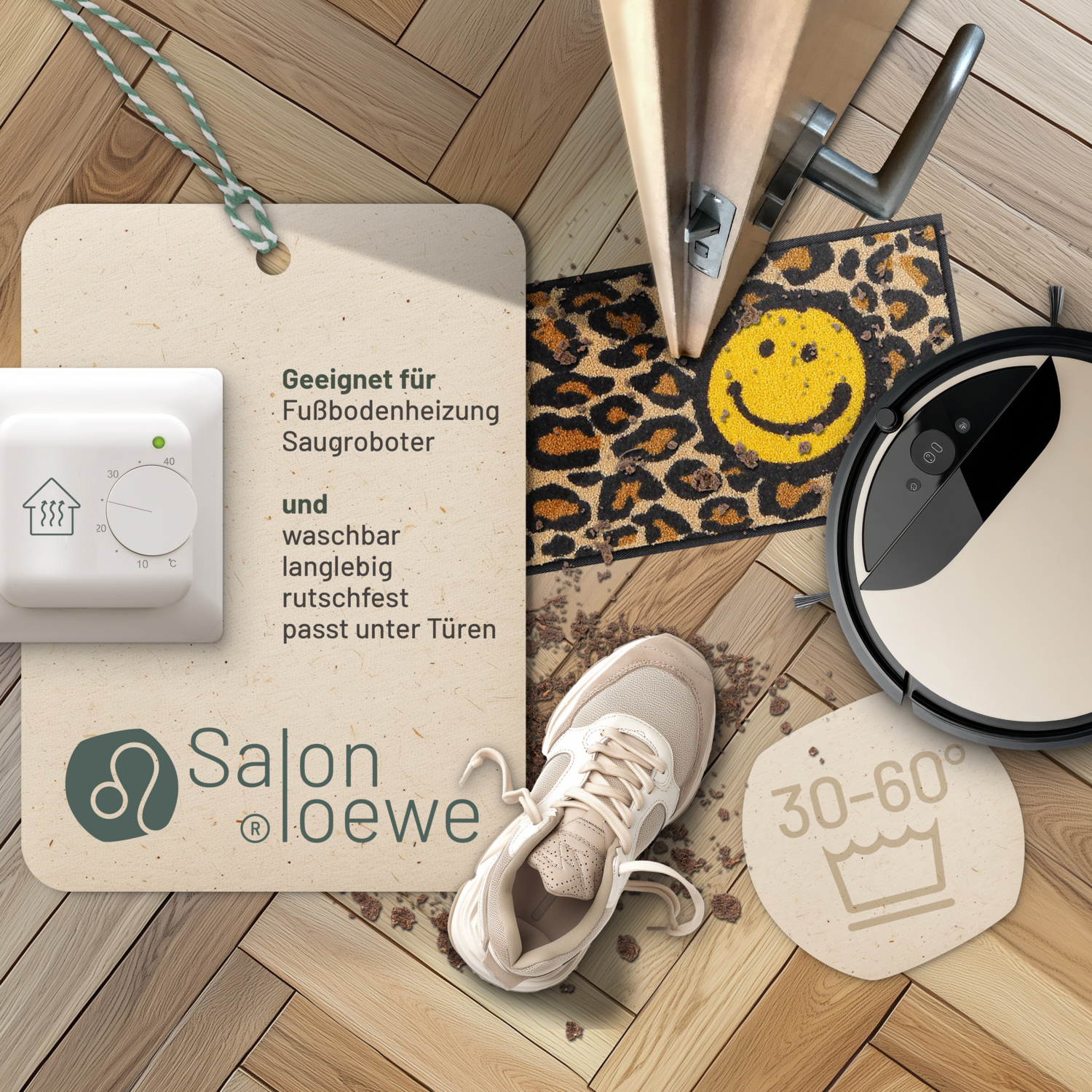 salonloewe-smile-leo-yellow-minimatte-30-x-75-cm-leopardenmuster-mit-gelbem-smil image 3