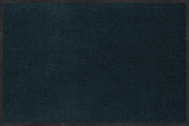 salonloewe-blaupetrol-halbrund-40-x-60-cm-melierte-schmutzfangmatte-mit-gummir-c image 1