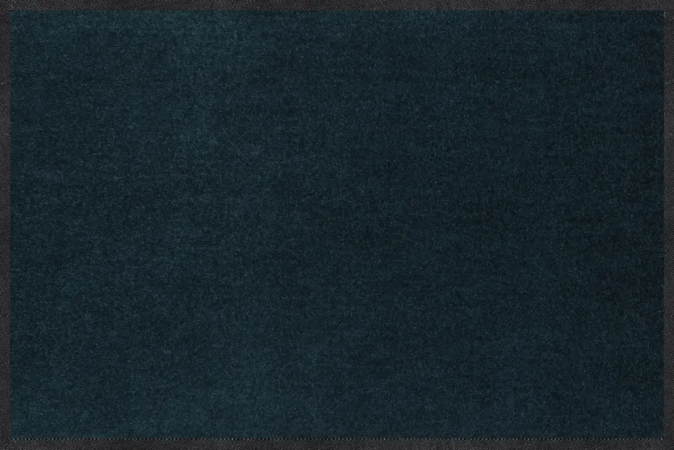salonloewe-blaupetrol-halbrund-40-x-60-cm-melierte-schmutzfangmatte-mit-gummir-c image 1