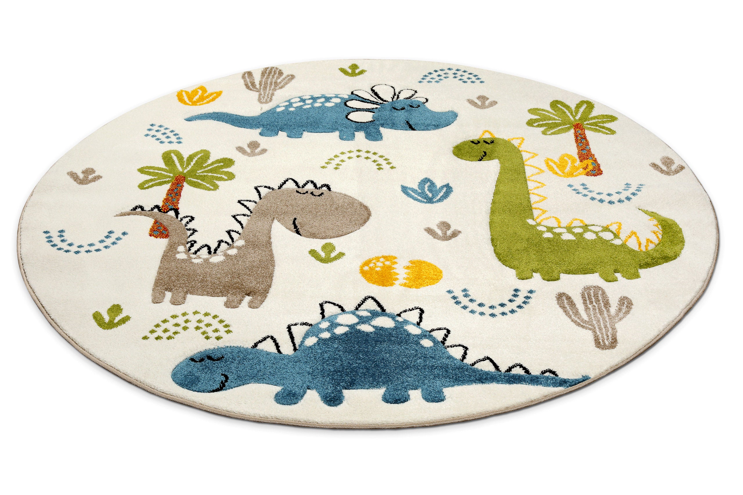 smart-kids-by-weconhome-dino-friends-kinderteppich-rund-creme-wei-konturenschnit image 3