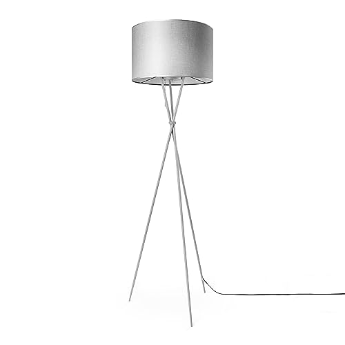 paco-home-stehlampe-dreibein-stoffschirm-skandi-e27-mit-stecker-einfarbig image 5