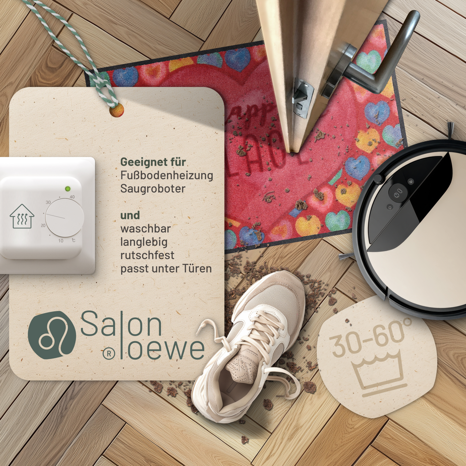 salonloewe-happy-place-heart-eingangsmatte-50-x-75-cm-herz-design-waschbar image 3