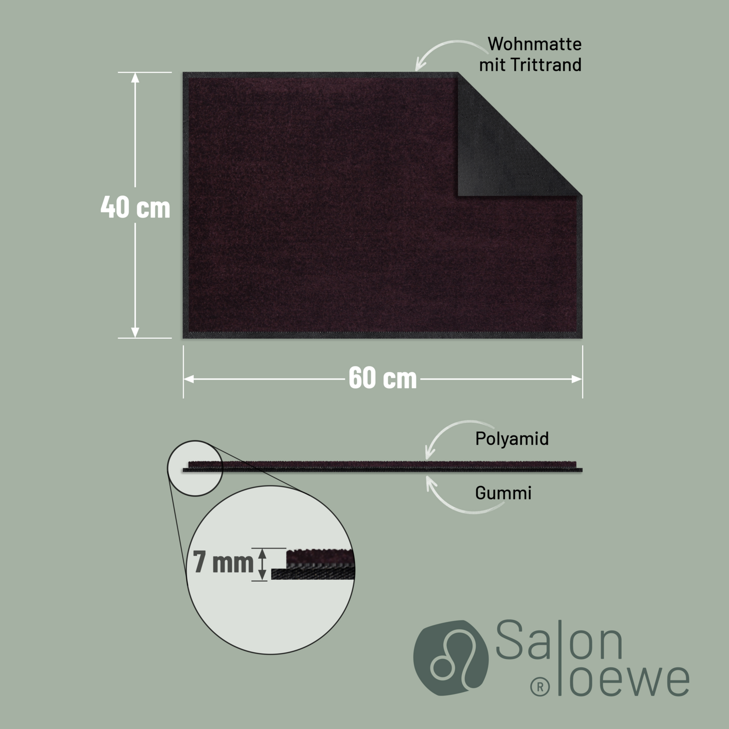 salonloewe-pflaume-halbrund-eingangsmatte-40-x-60-cm image 3