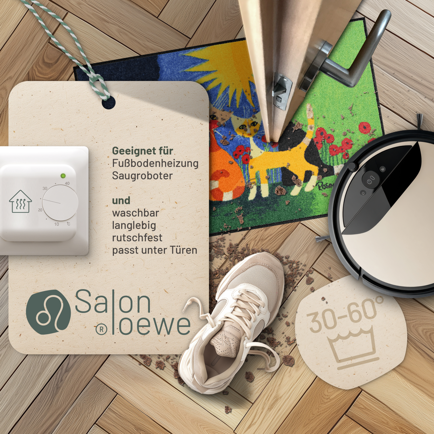 salonloewe-una-bella-compagnia-l-ufer-50-x-75-cm-bunte-katzenmotive-von-rosina-w image 3