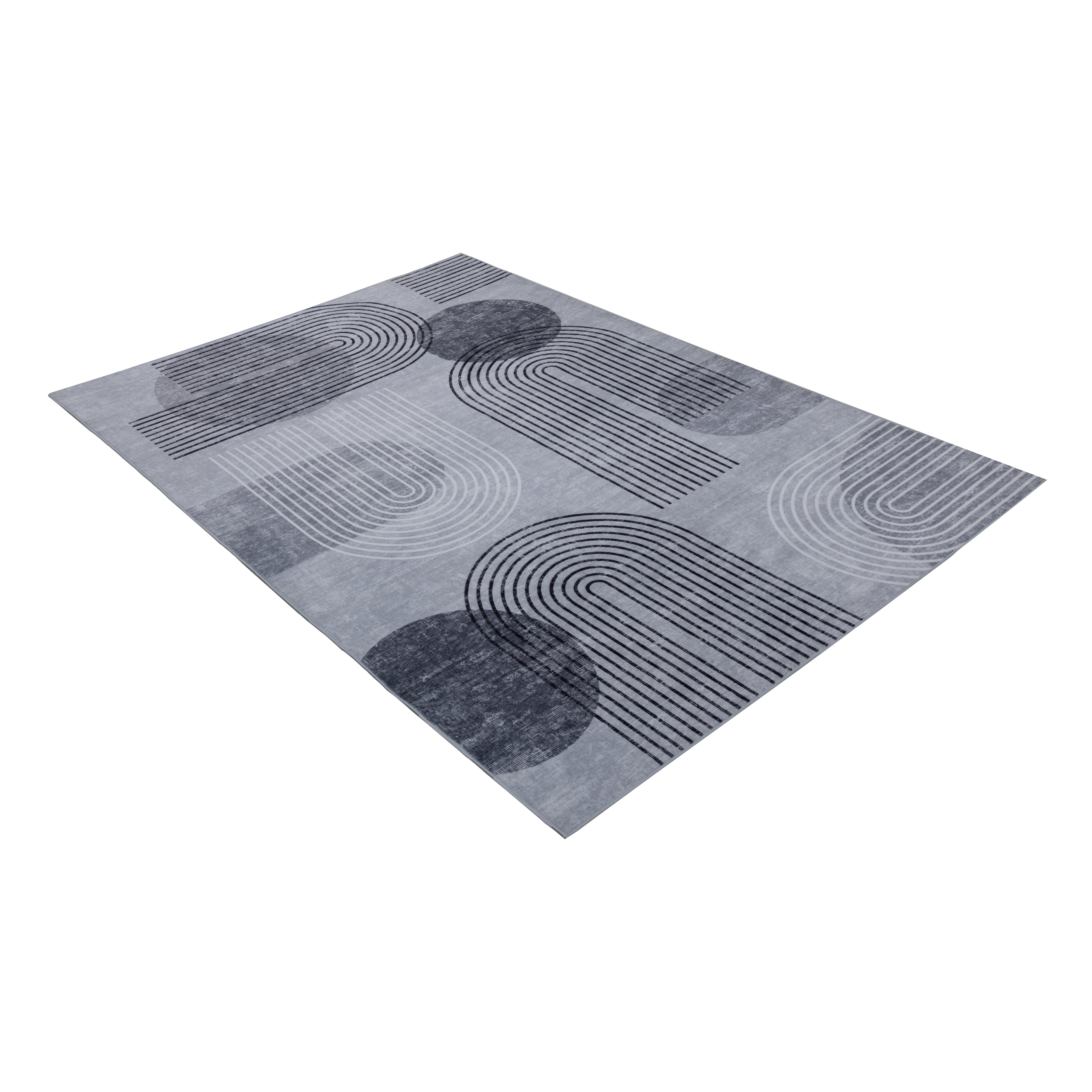 kayoom-visionary-126-grau-kurzflorteppich-6-mm-flor-900-g-m-polyester-casablanca image 2