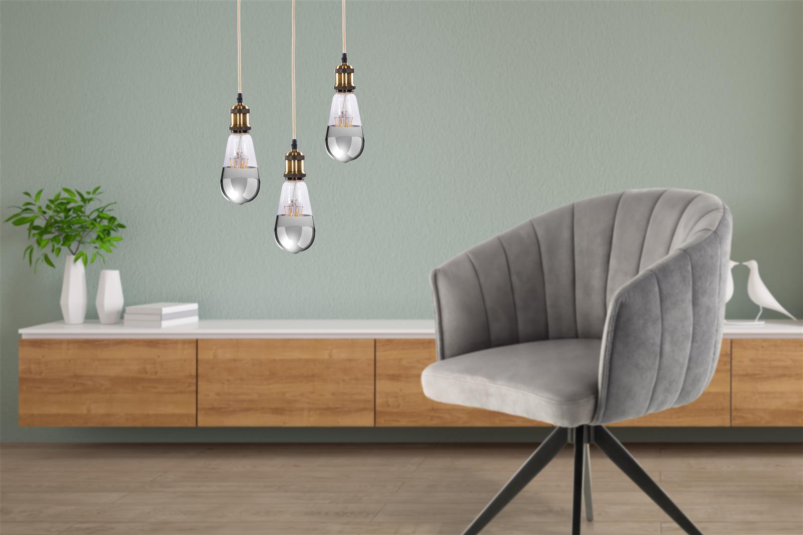 kayoom-led-bulb-comar-2410-4-w-e27-warmwei-2700-k-metallkopf image 2