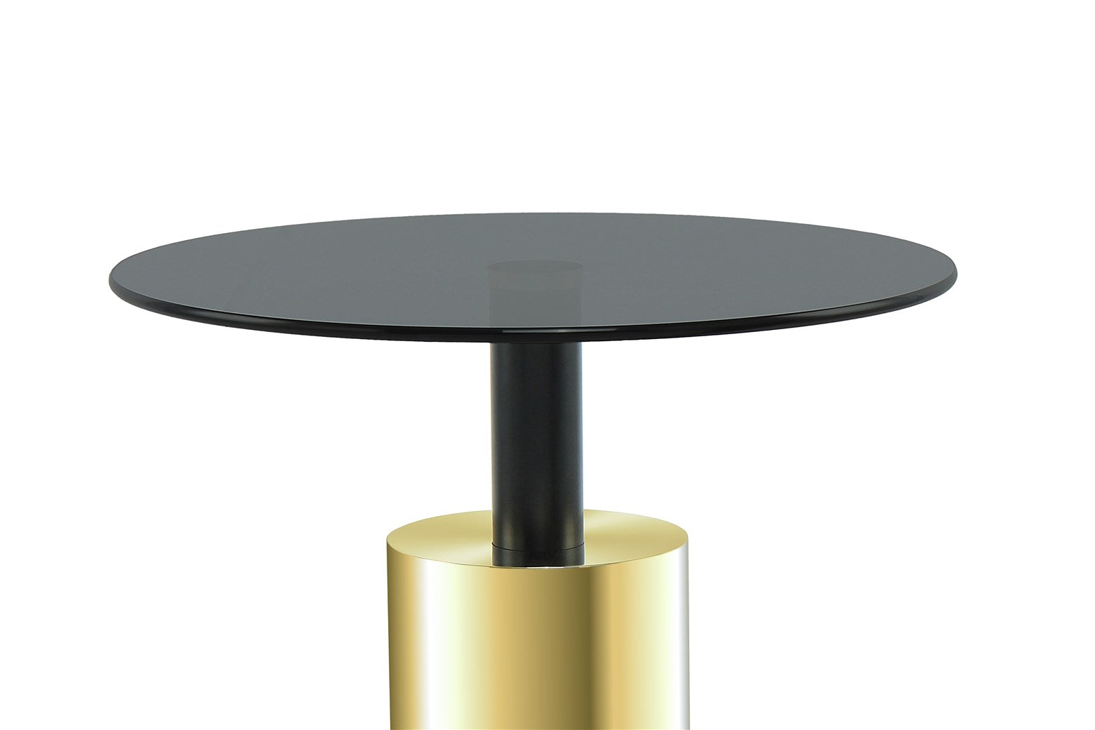 kayoom-beistelltisch-rosanna-525-glamour-ser-glas-beistelltisch-mit-rundem-metal image 3