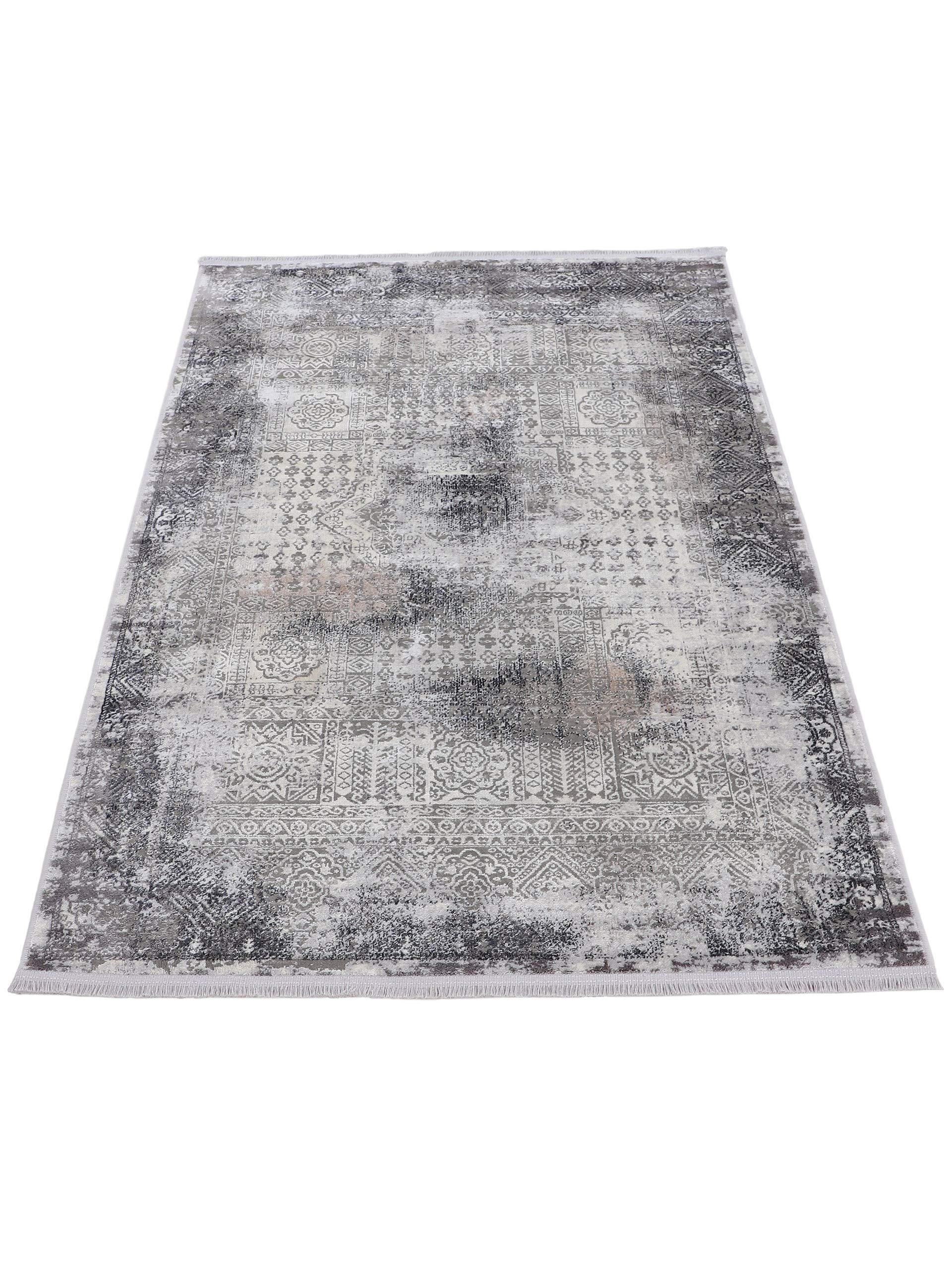 carpetfine-liyath-vintage-teppich-grau-140x200-cm-wohn-und-schlafzimmer image 3