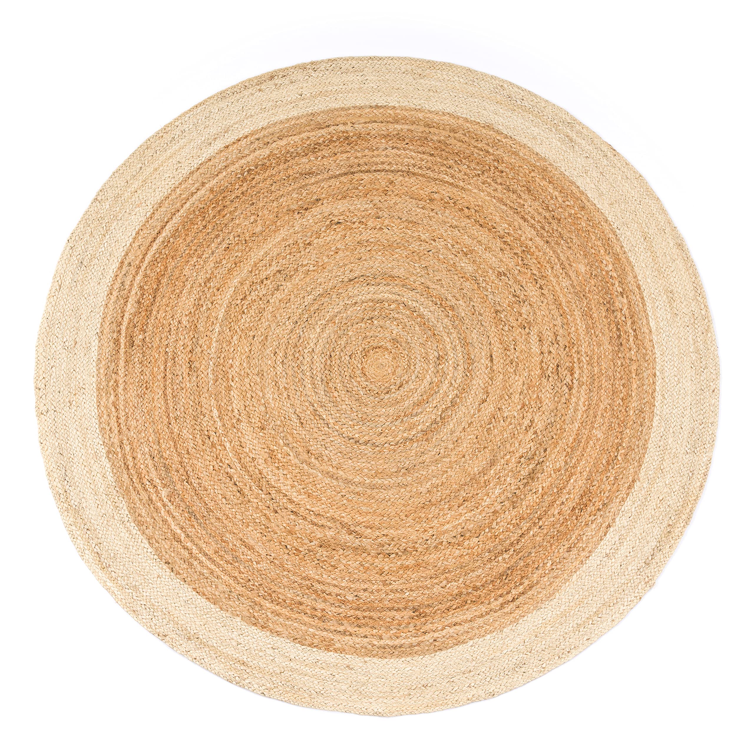 paco-home-jute-teppich-rund-200-cm-elfenbein-boho-ethno-handgefertigt image 6