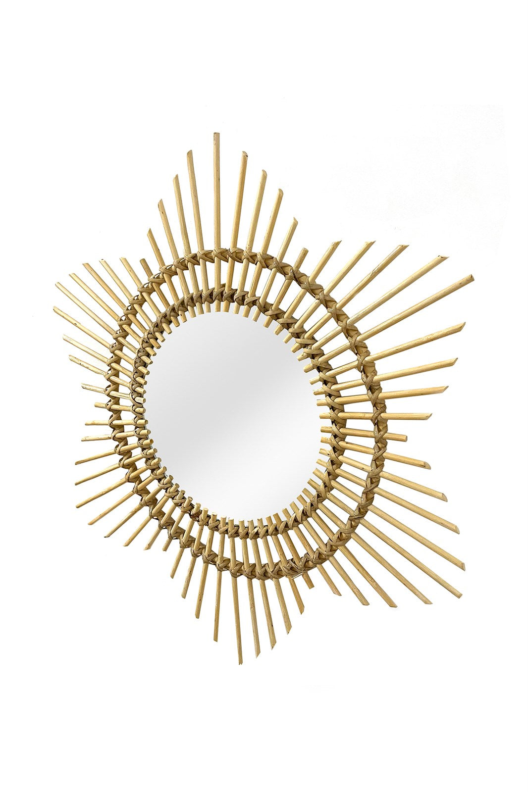 kayoom-rattan-spiegel-aina-425-runder-wandspiegel-mit-rattanrahmen image 4