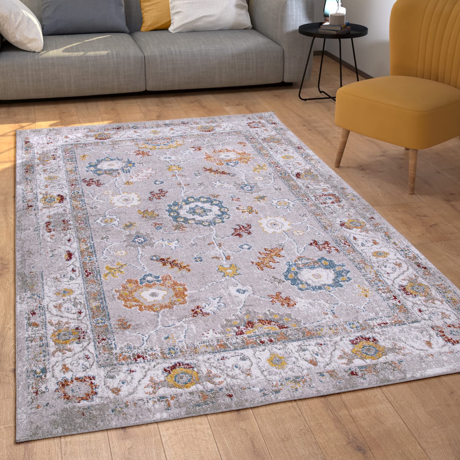 paco-home-passion-teppich-80x150-cm-bunt-kurzflor-vintage-orientalisch image 6