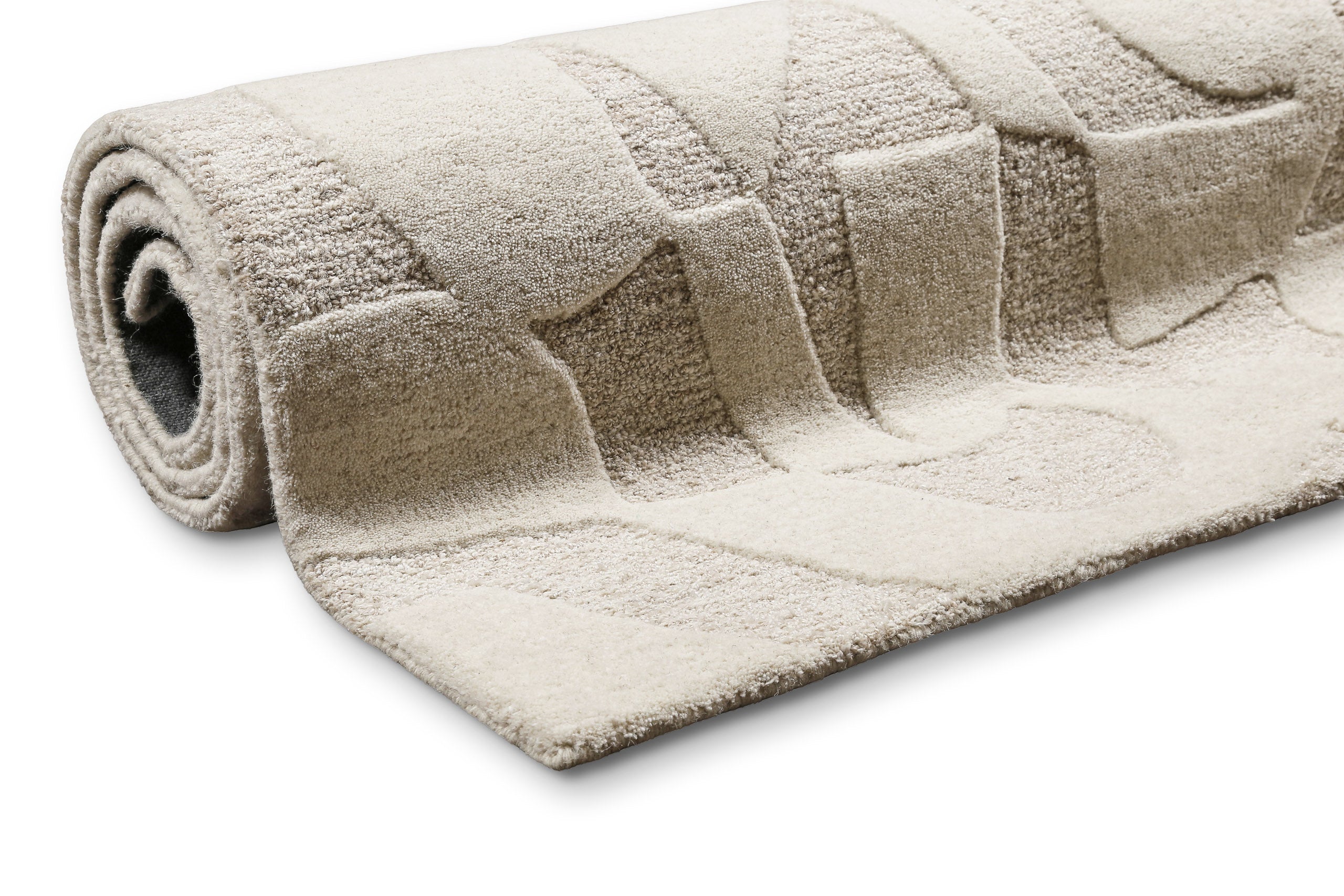 weconhome-ocean-state-kurzflorteppich-creme-wei-schurwolle-10-mm image 8