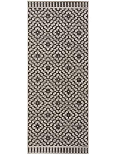 benuta-plus-in-outdoor-teppich-metro-flachgewebe-wetterfest-schwarz-wei-80x200-c image 6