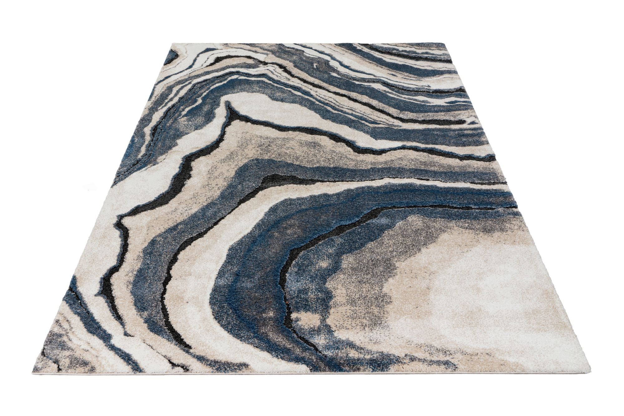 kayoom-firenze-486-teppich-kurzflor-20-mm-3200-g-m-blau-grau-terra image 3