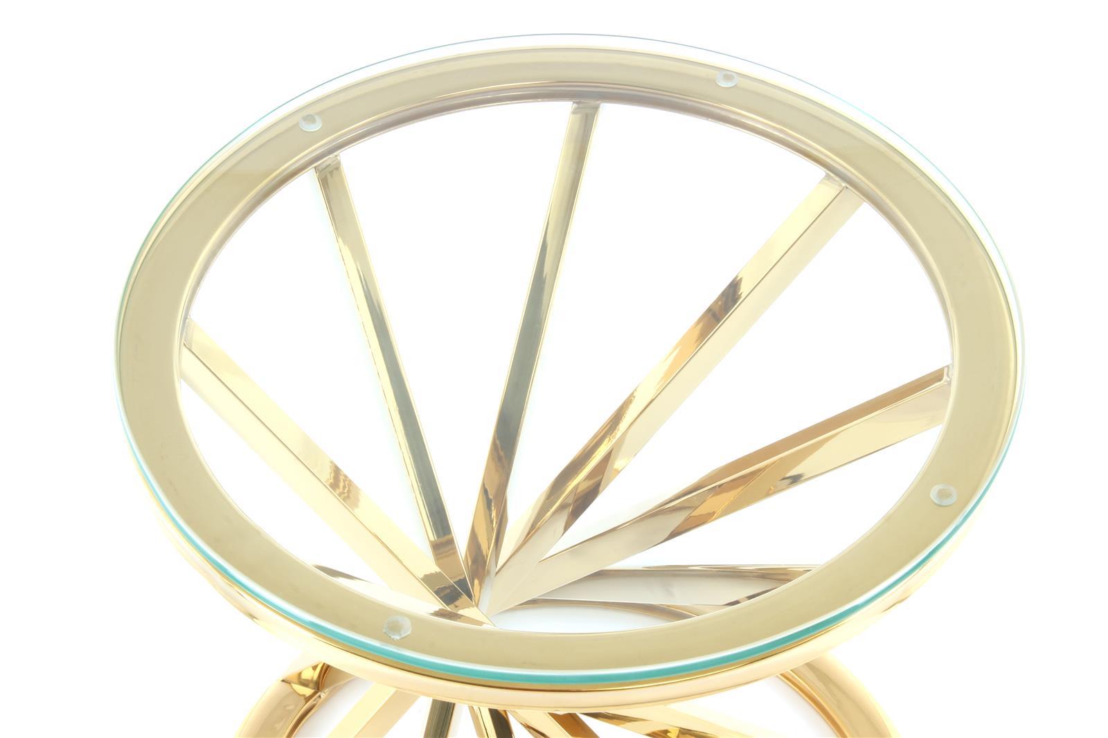 kayoom-wesley-125-beistelltisch-mit-gedrehtem-metallgestell-und-glasplatte image 4