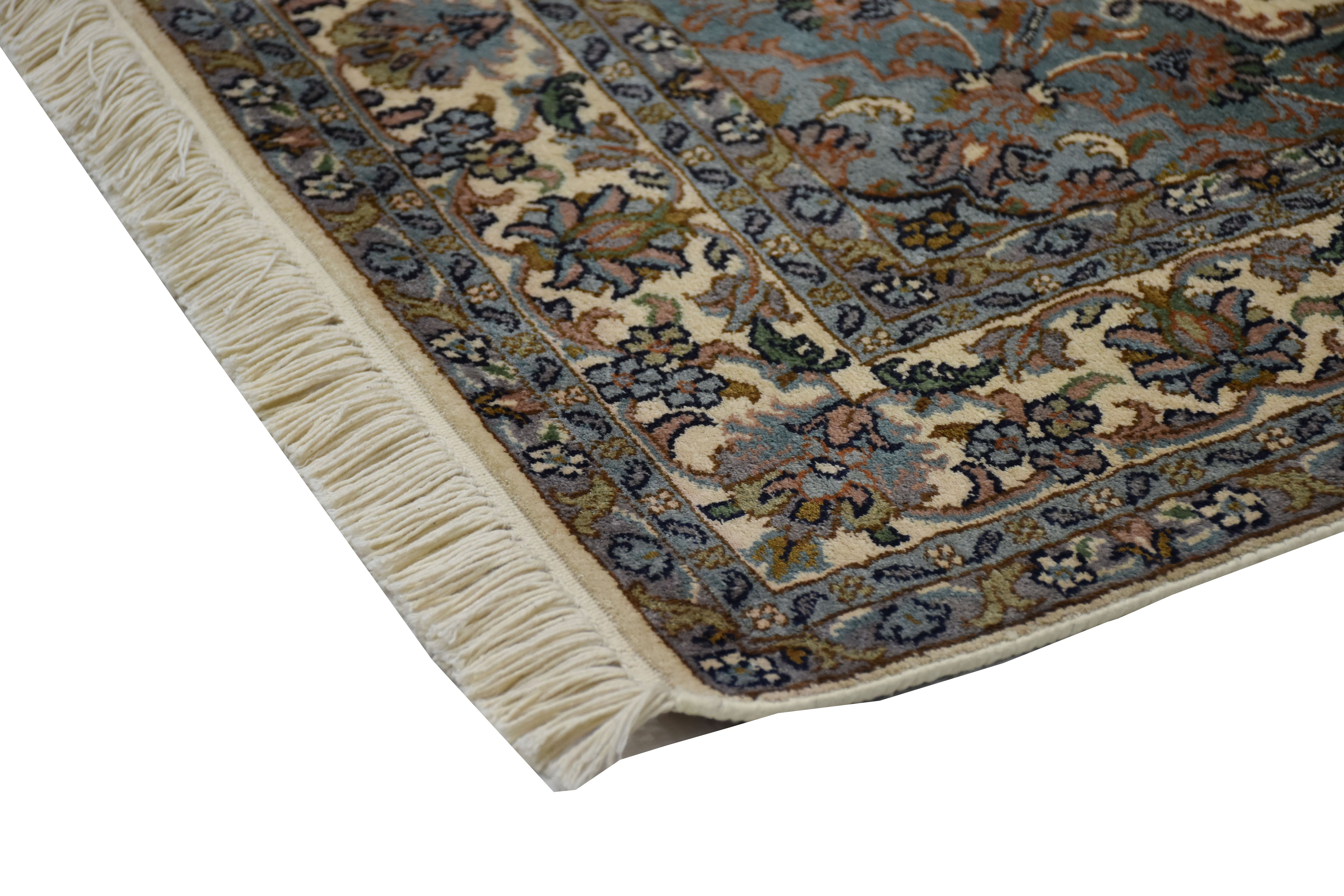 kayoom-kashan-12317-multi-handgewebter-orient-teppich-96x153-cm image 5