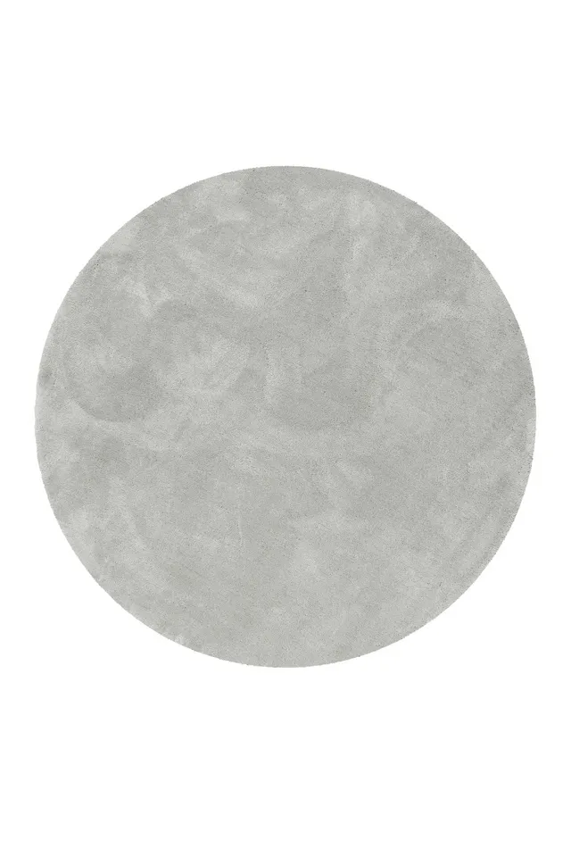 weconhome-basics-emilia-hochflor-teppich-rund-hellgrau image 1