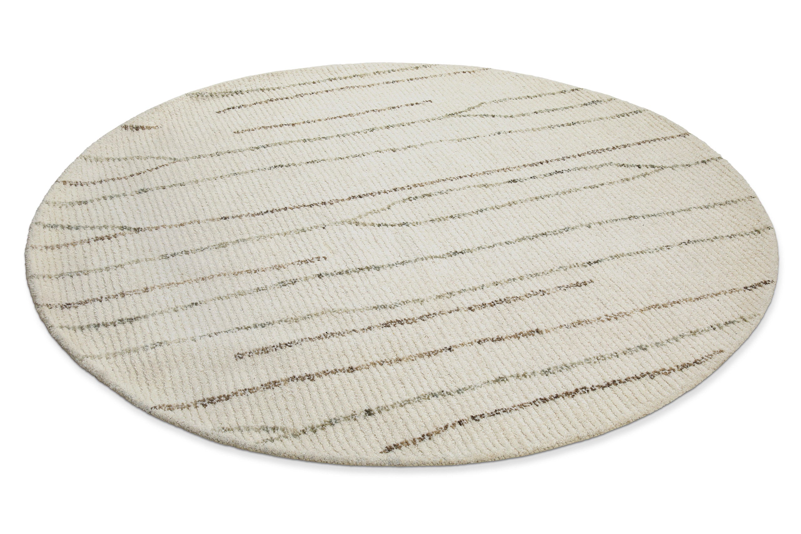 weconhome-hamptons-thirtynine-kurzflor-teppich-rund-creme-wei-schurwolle image 3